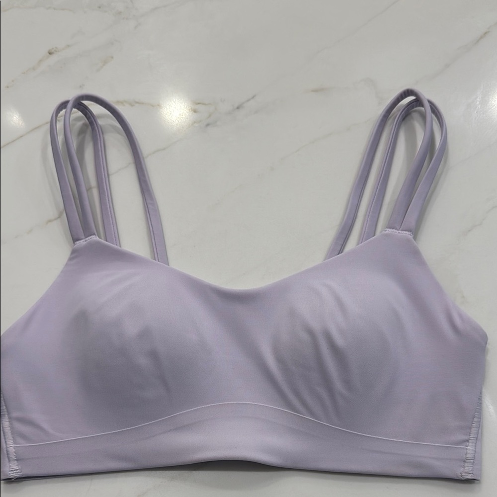 Lulu lemon brand new without tags Lavender Double Strap Bralette
